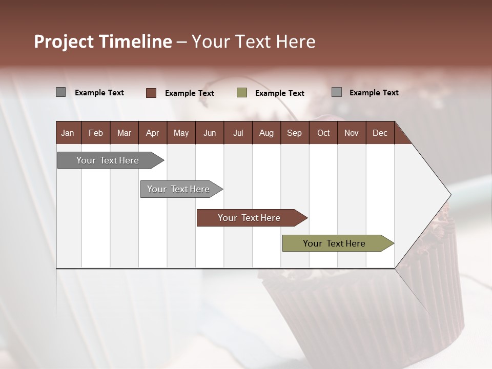 Whipped Food Frosted PowerPoint Template