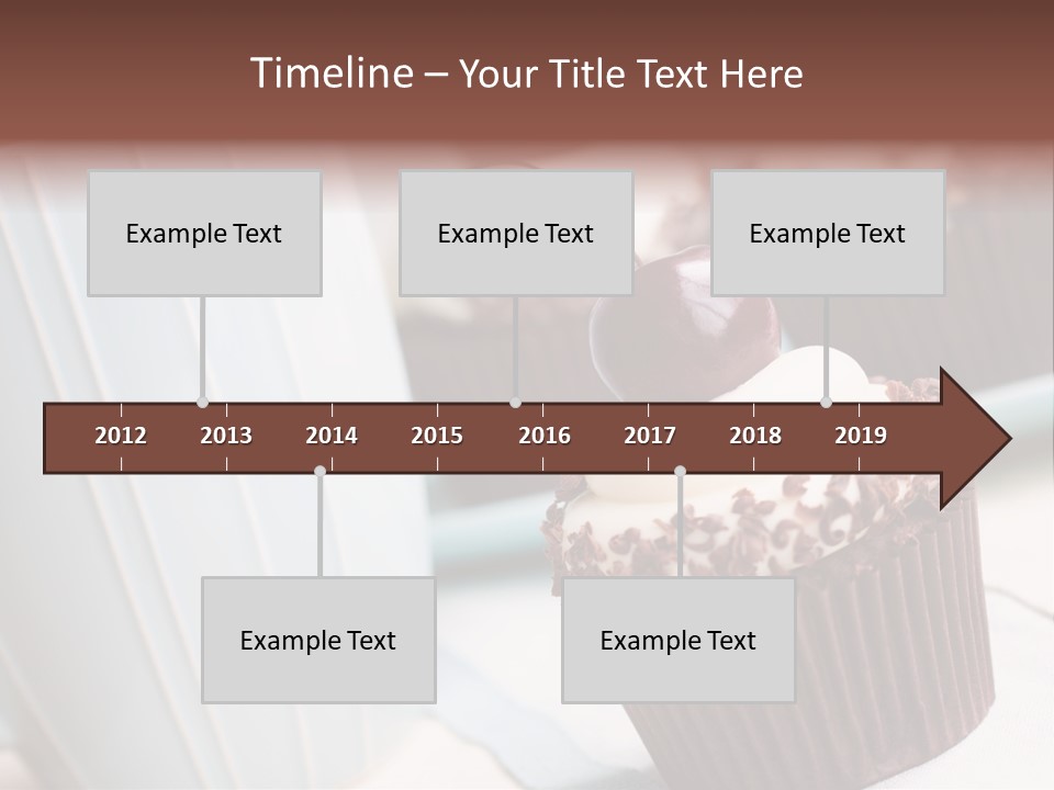 Whipped Food Frosted PowerPoint Template