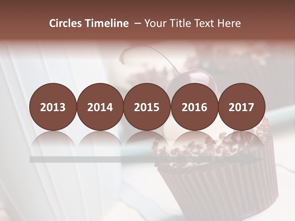 Whipped Food Frosted PowerPoint Template