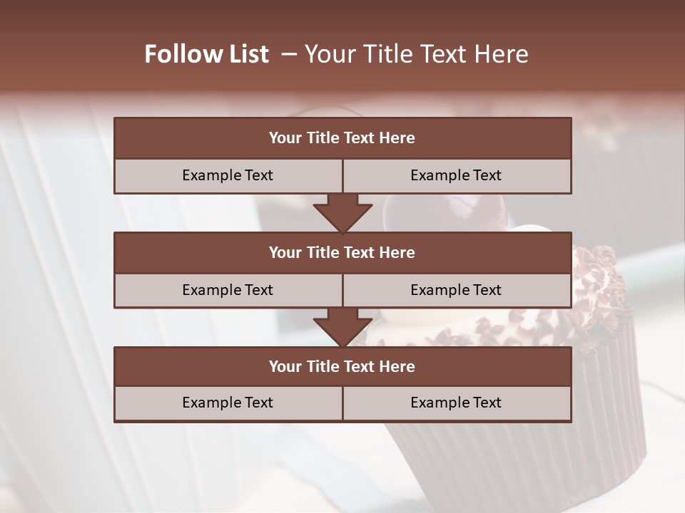 Whipped Food Frosted PowerPoint Template
