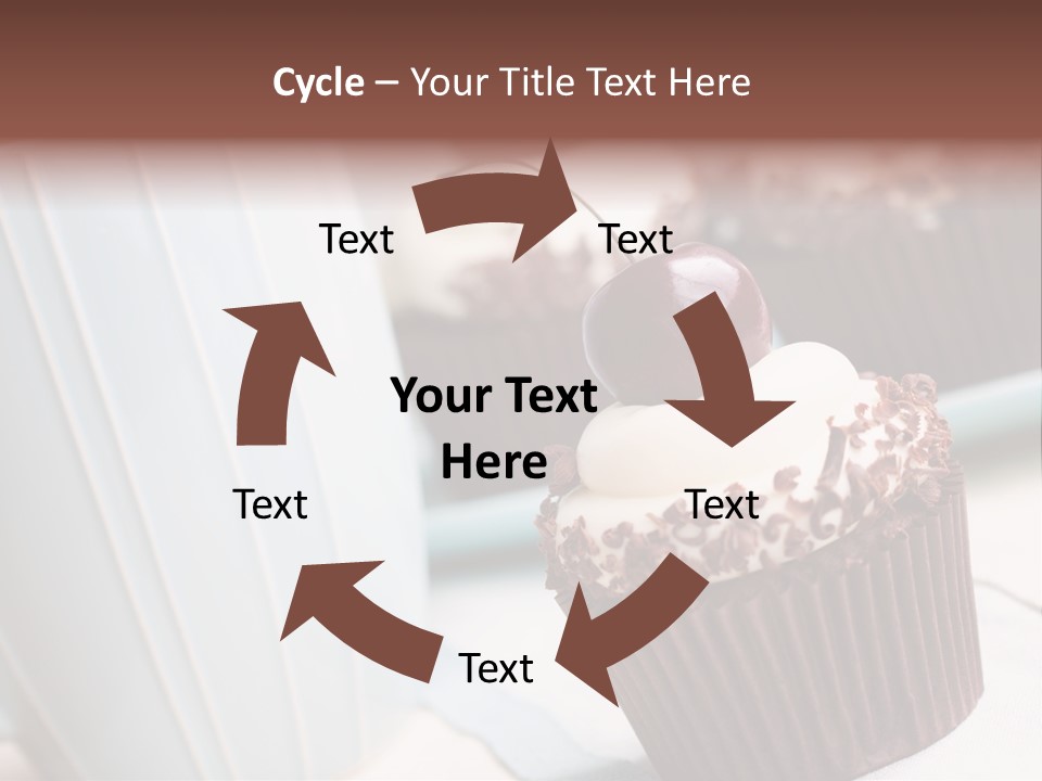 Whipped Food Frosted PowerPoint Template