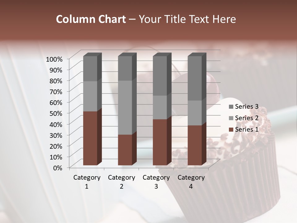 Whipped Food Frosted PowerPoint Template