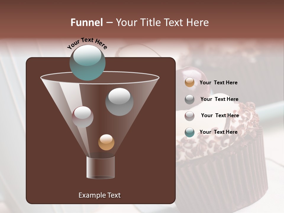 Whipped Food Frosted PowerPoint Template