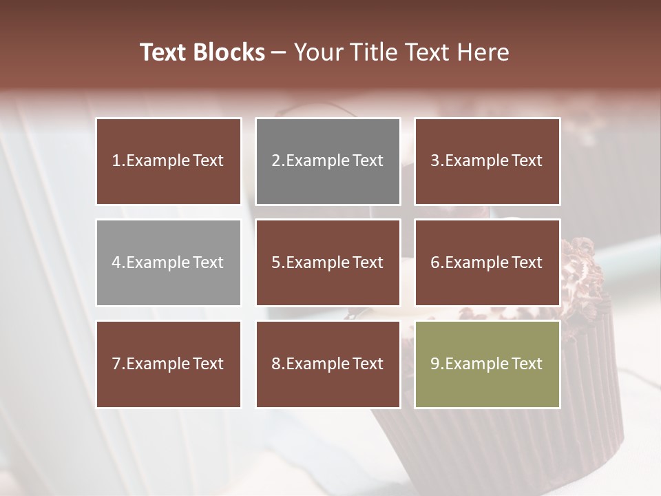 Whipped Food Frosted PowerPoint Template