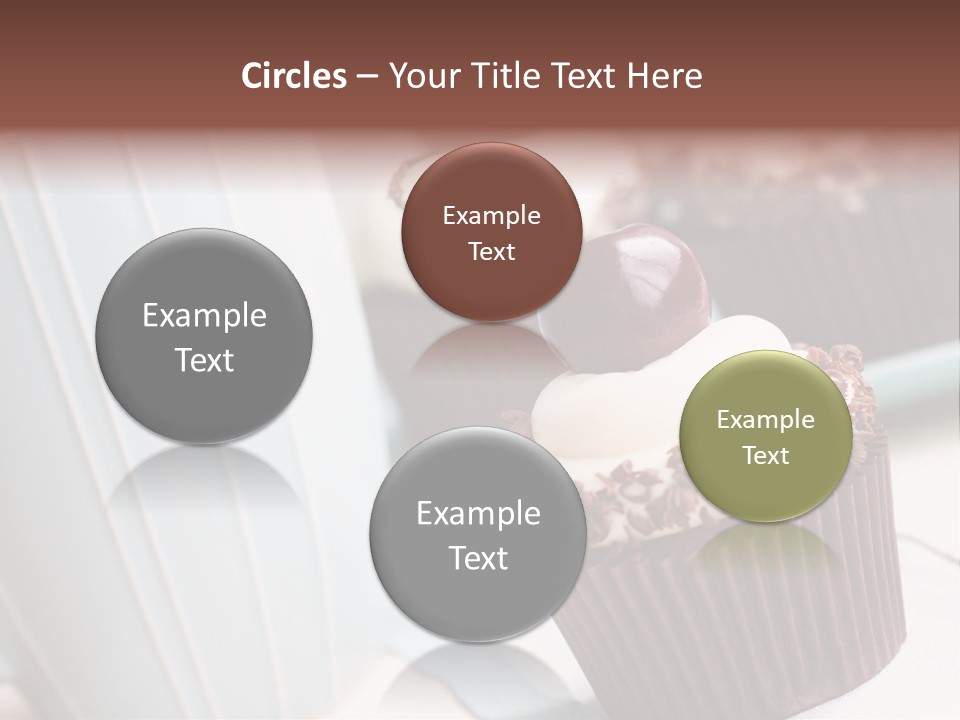 Whipped Food Frosted PowerPoint Template