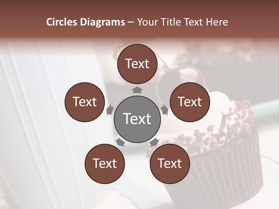 Whipped Food Frosted PowerPoint Template