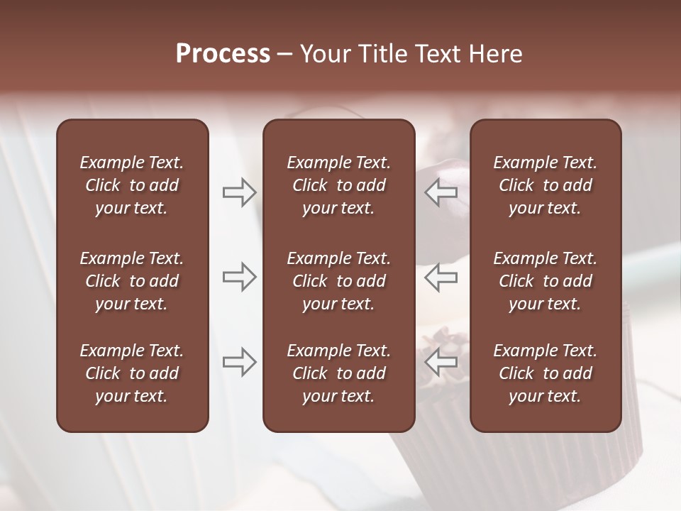 Whipped Food Frosted PowerPoint Template