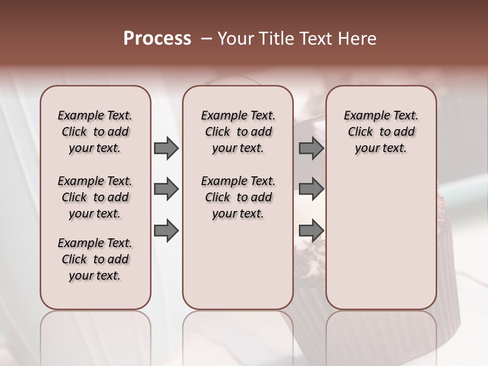 Whipped Food Frosted PowerPoint Template