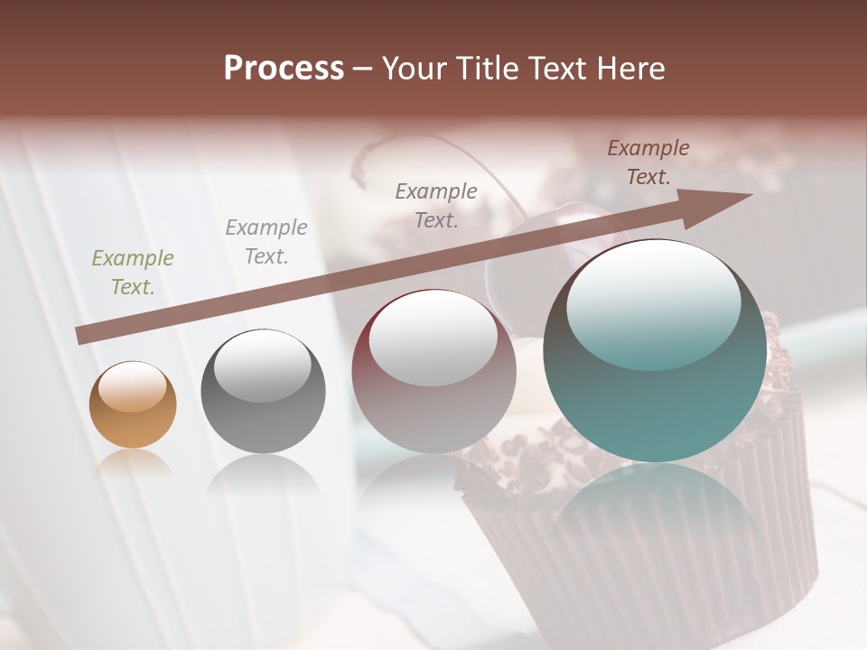 Whipped Food Frosted PowerPoint Template