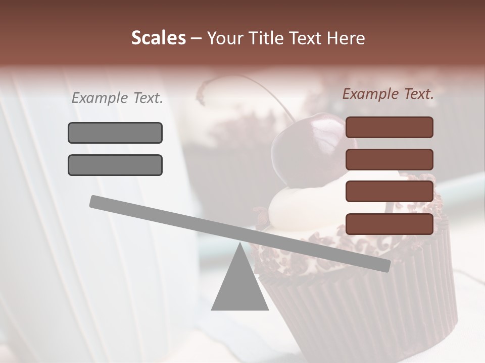 Whipped Food Frosted PowerPoint Template