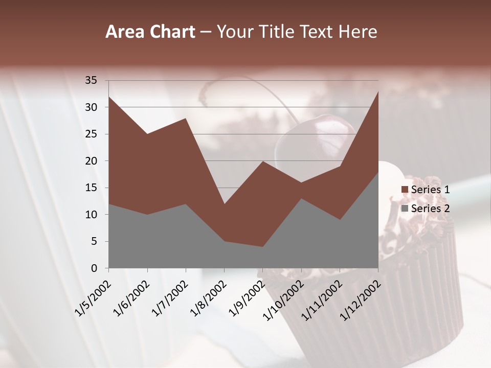 Whipped Food Frosted PowerPoint Template