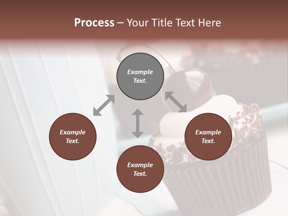 Whipped Food Frosted PowerPoint Template