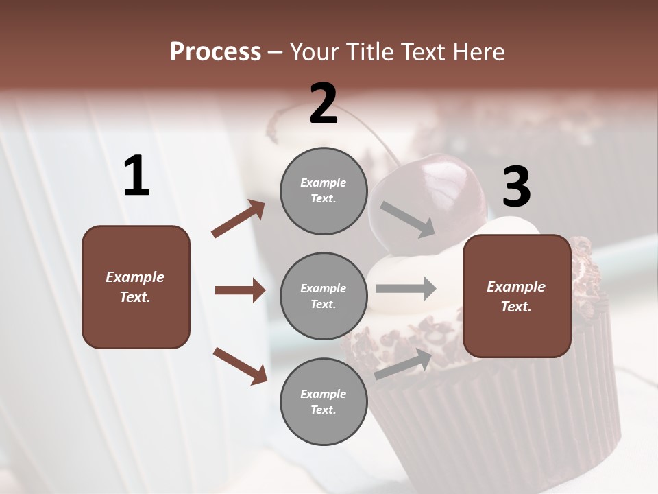 Whipped Food Frosted PowerPoint Template