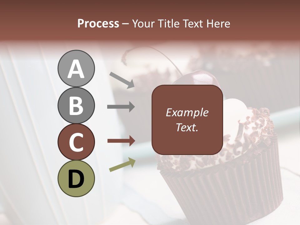 Whipped Food Frosted PowerPoint Template