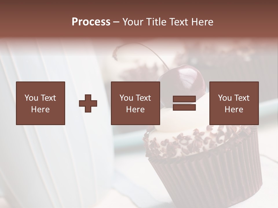 Whipped Food Frosted PowerPoint Template