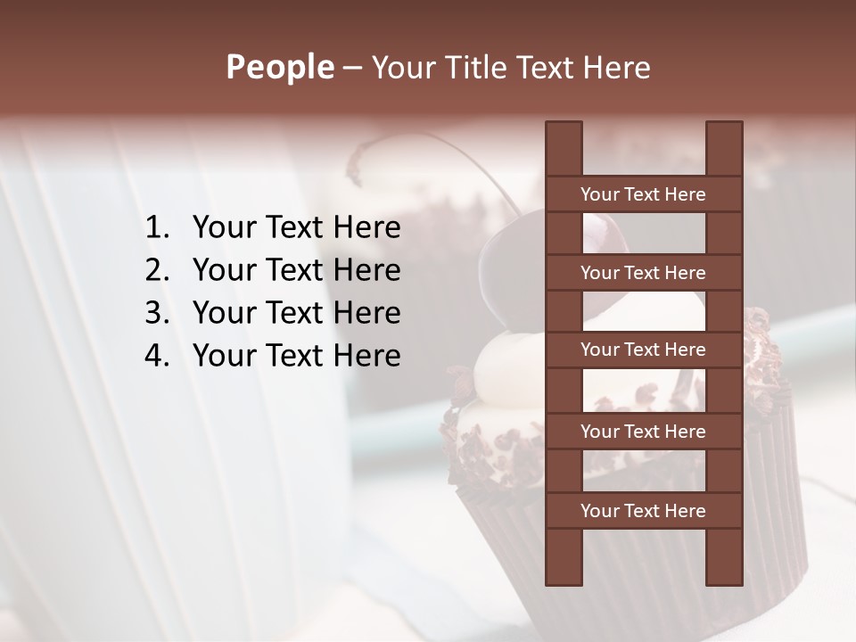 Whipped Food Frosted PowerPoint Template