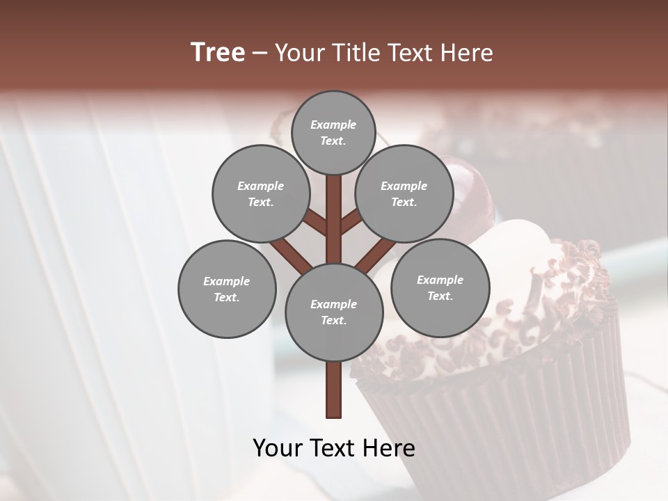 Whipped Food Frosted PowerPoint Template