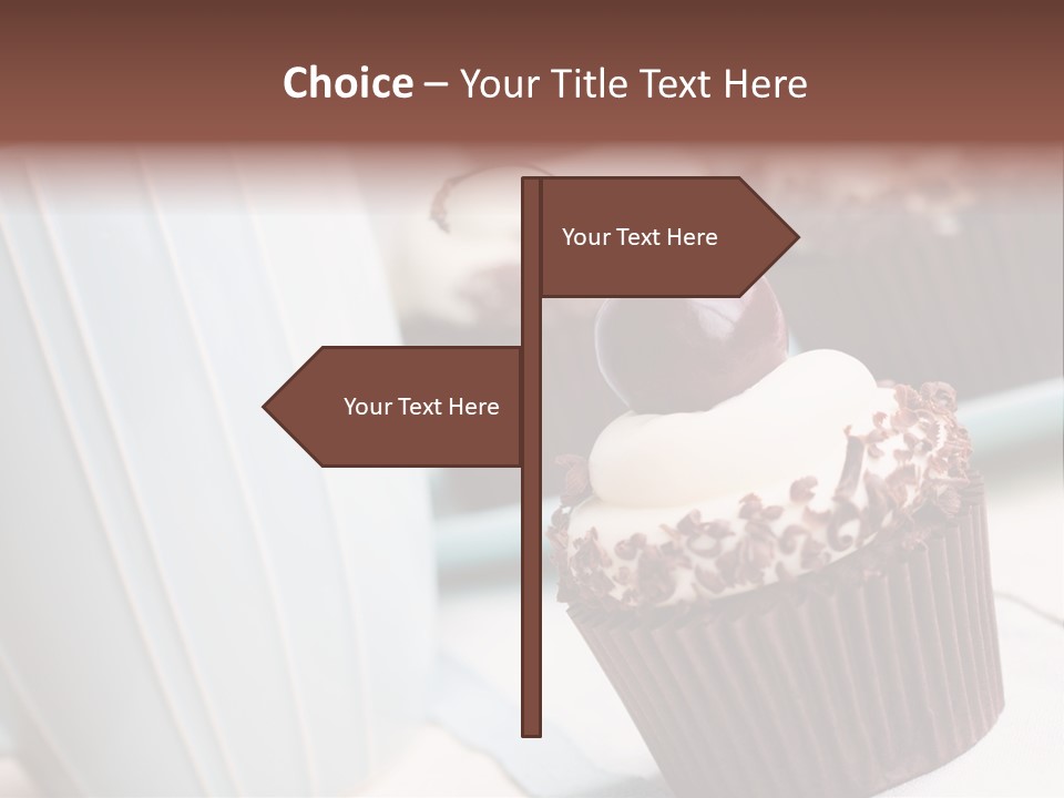 Whipped Food Frosted PowerPoint Template