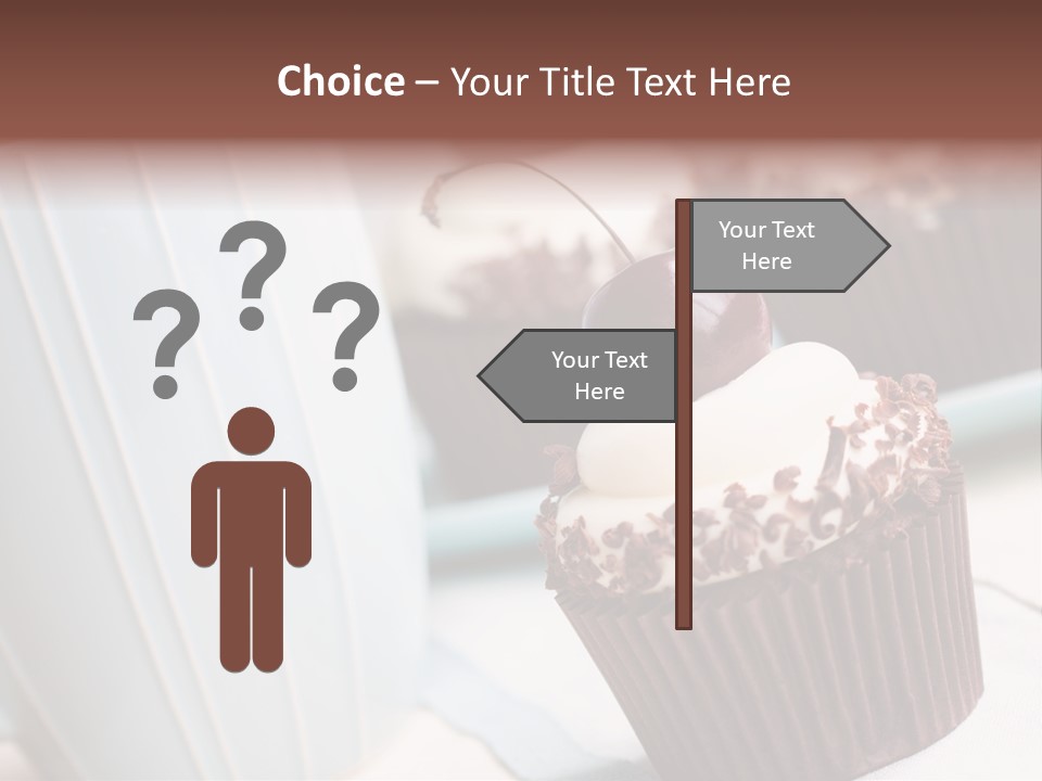 Whipped Food Frosted PowerPoint Template