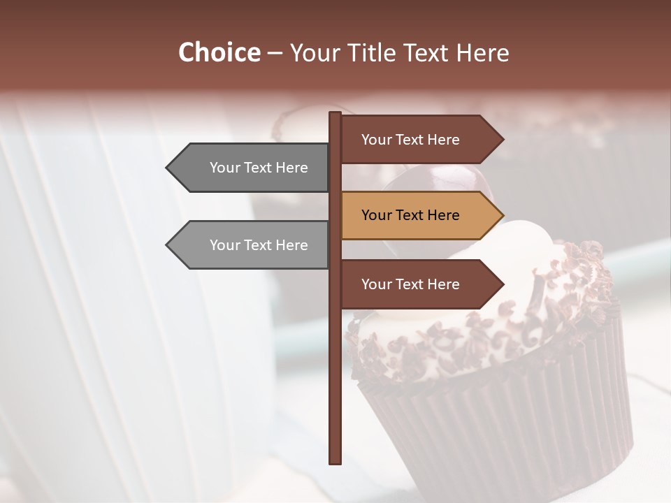 Whipped Food Frosted PowerPoint Template