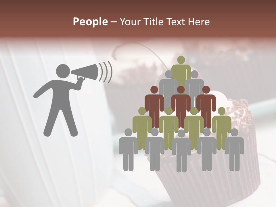 Whipped Food Frosted PowerPoint Template