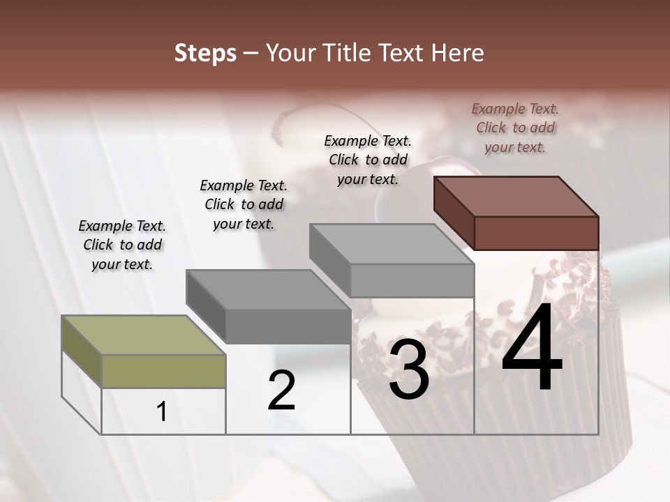 Whipped Food Frosted PowerPoint Template