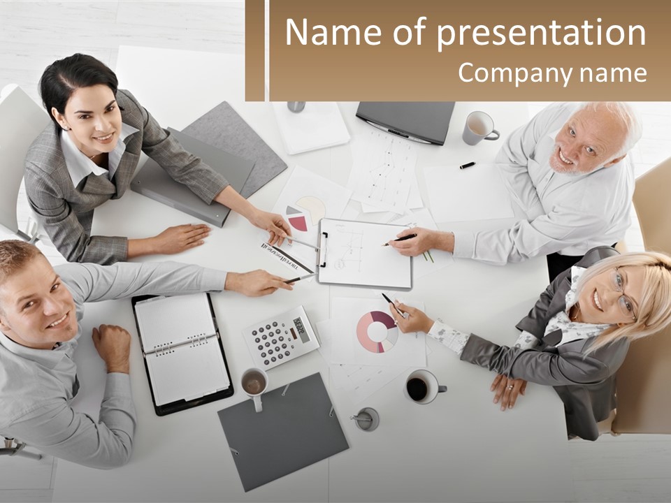 Casual Worker Camera PowerPoint Template