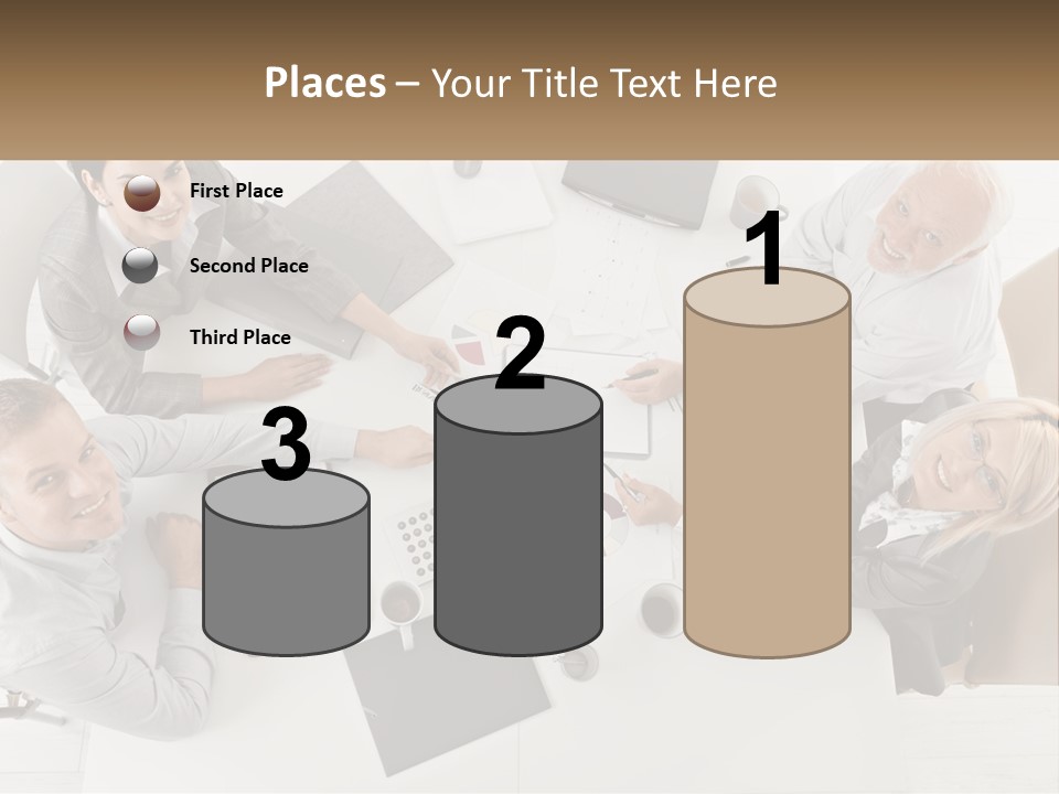 Casual Worker Camera PowerPoint Template