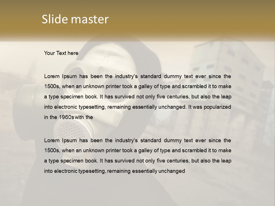 Emission Incubus Futuristic PowerPoint Template