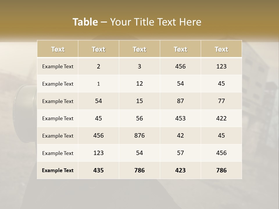 Emission Incubus Futuristic PowerPoint Template