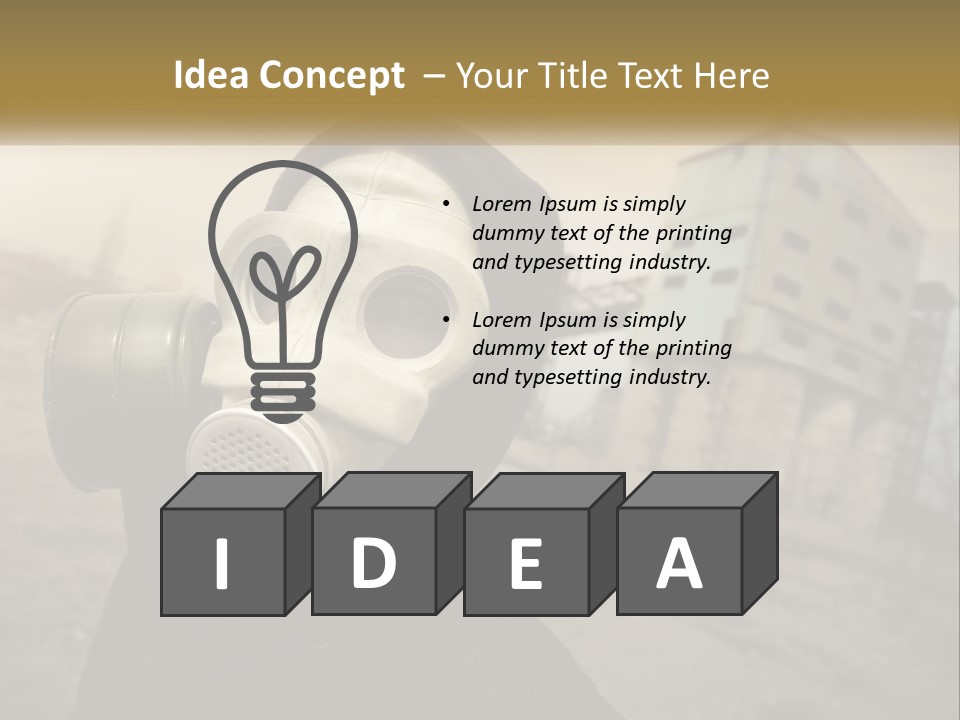 Emission Incubus Futuristic PowerPoint Template