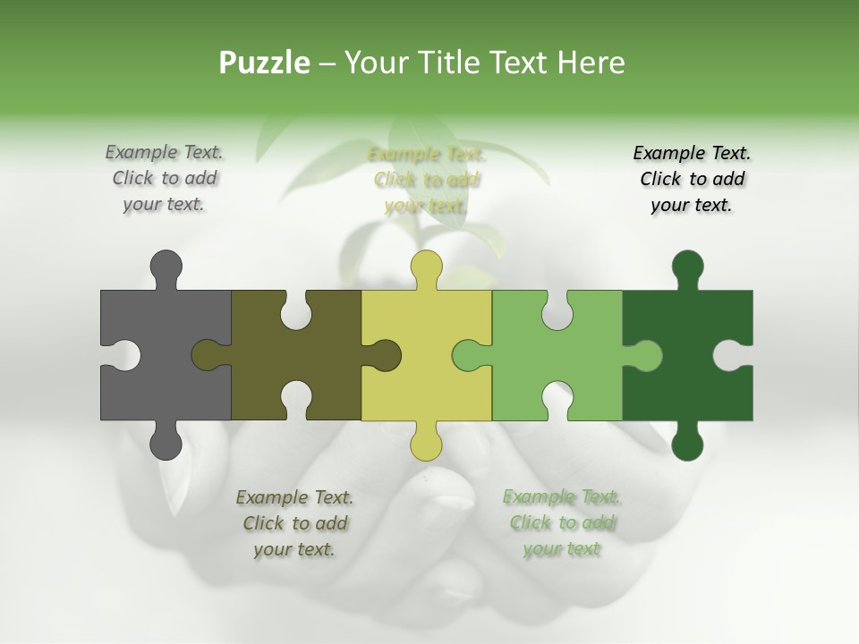 Plant Gardening Green PowerPoint Template