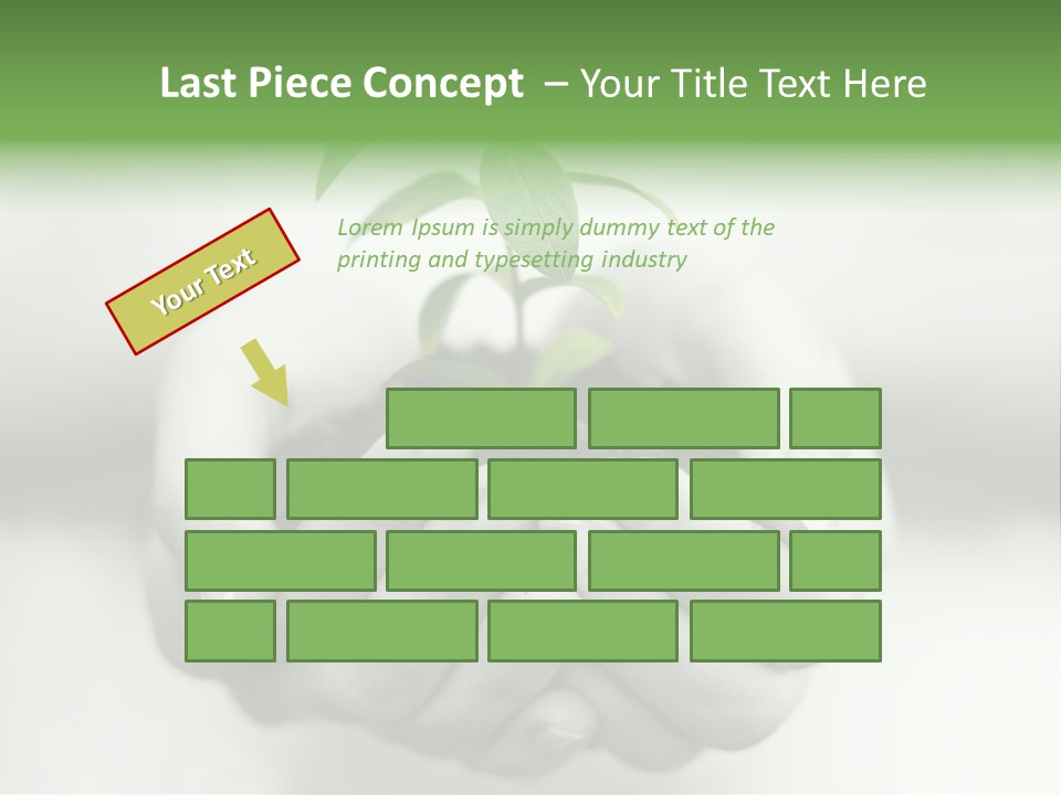 Plant Gardening Green PowerPoint Template