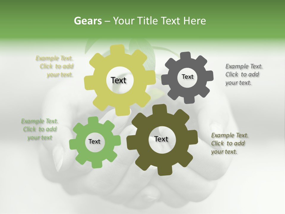 Plant Gardening Green PowerPoint Template