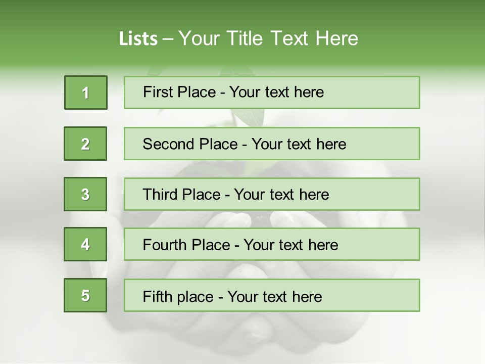 Plant Gardening Green PowerPoint Template