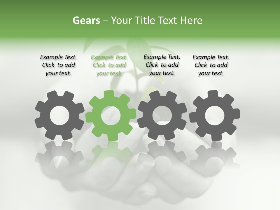 Plant Gardening Green PowerPoint Template