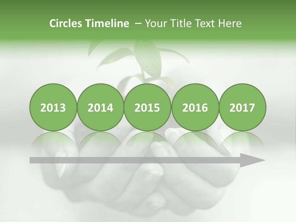 Plant Gardening Green PowerPoint Template