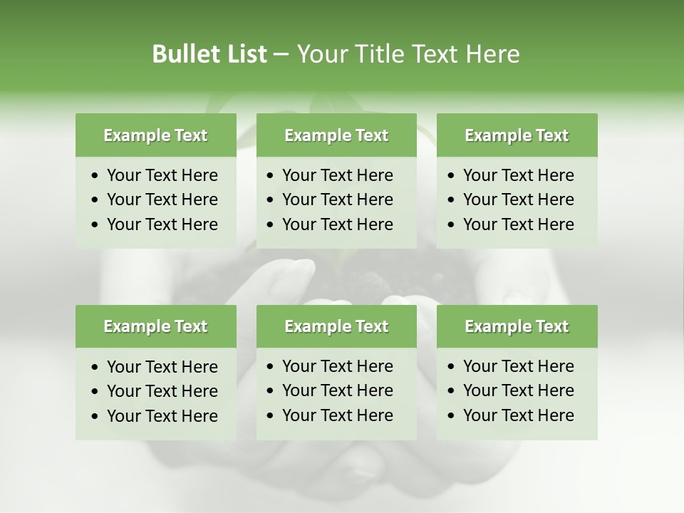 Plant Gardening Green PowerPoint Template