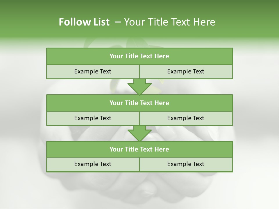 Plant Gardening Green PowerPoint Template