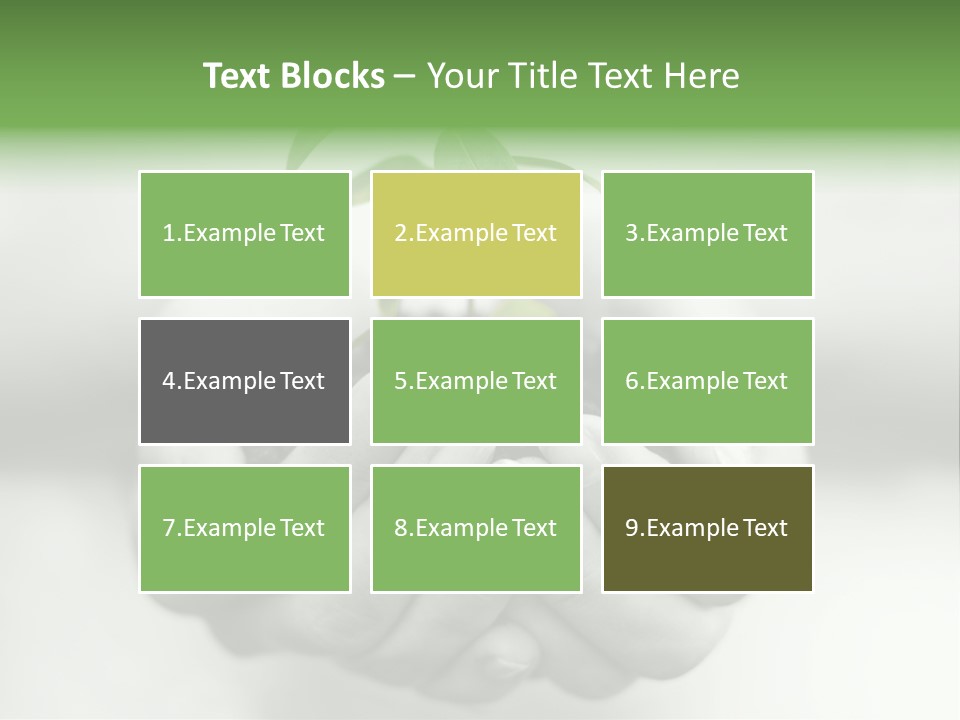 Plant Gardening Green PowerPoint Template