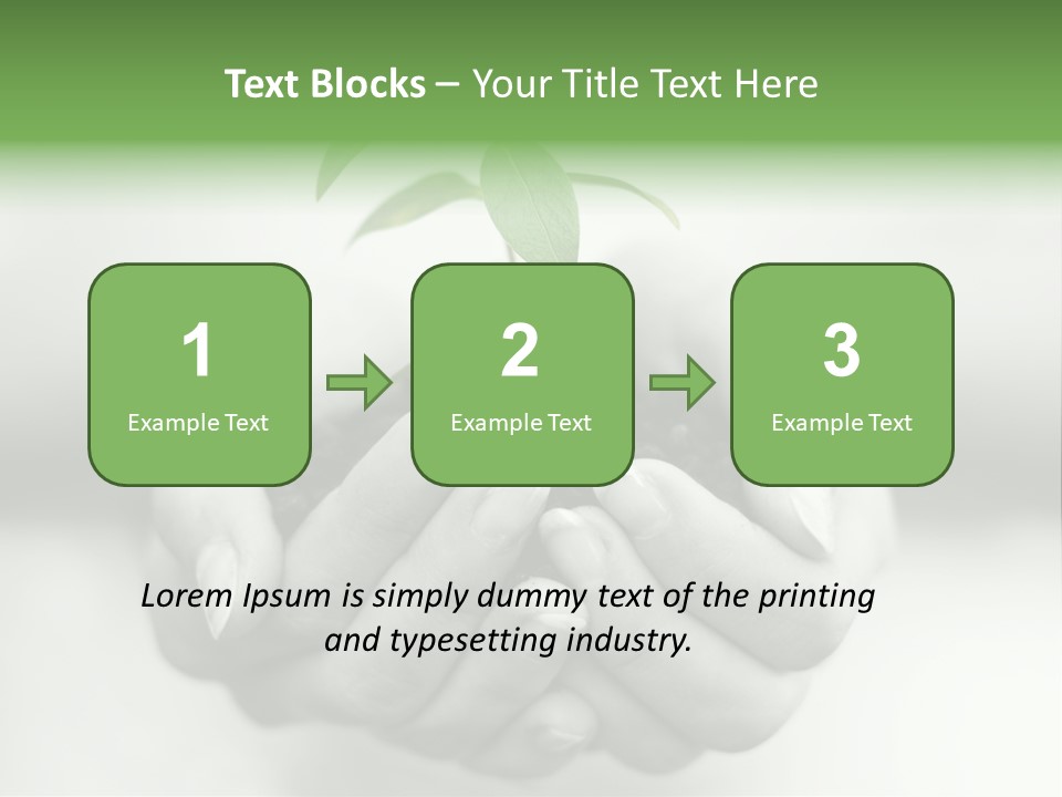 Plant Gardening Green PowerPoint Template