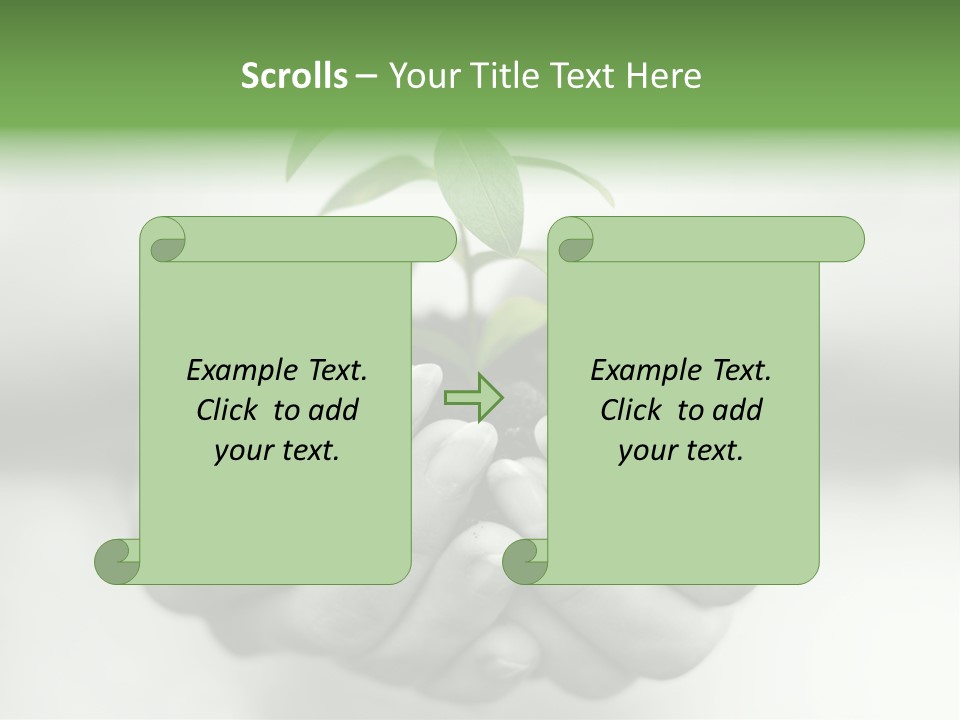 Plant Gardening Green PowerPoint Template