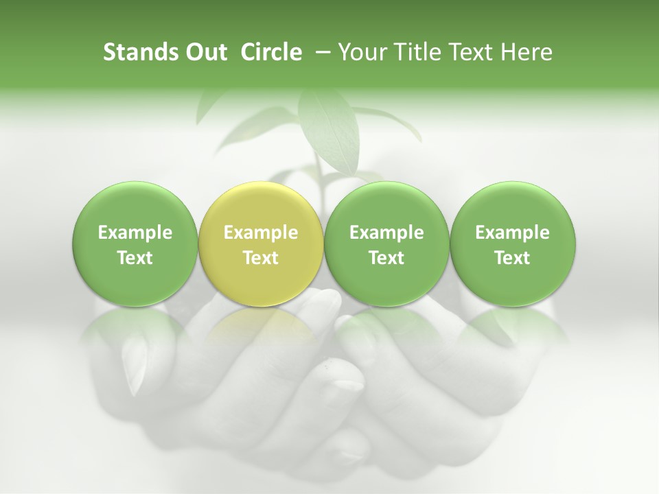 Plant Gardening Green PowerPoint Template