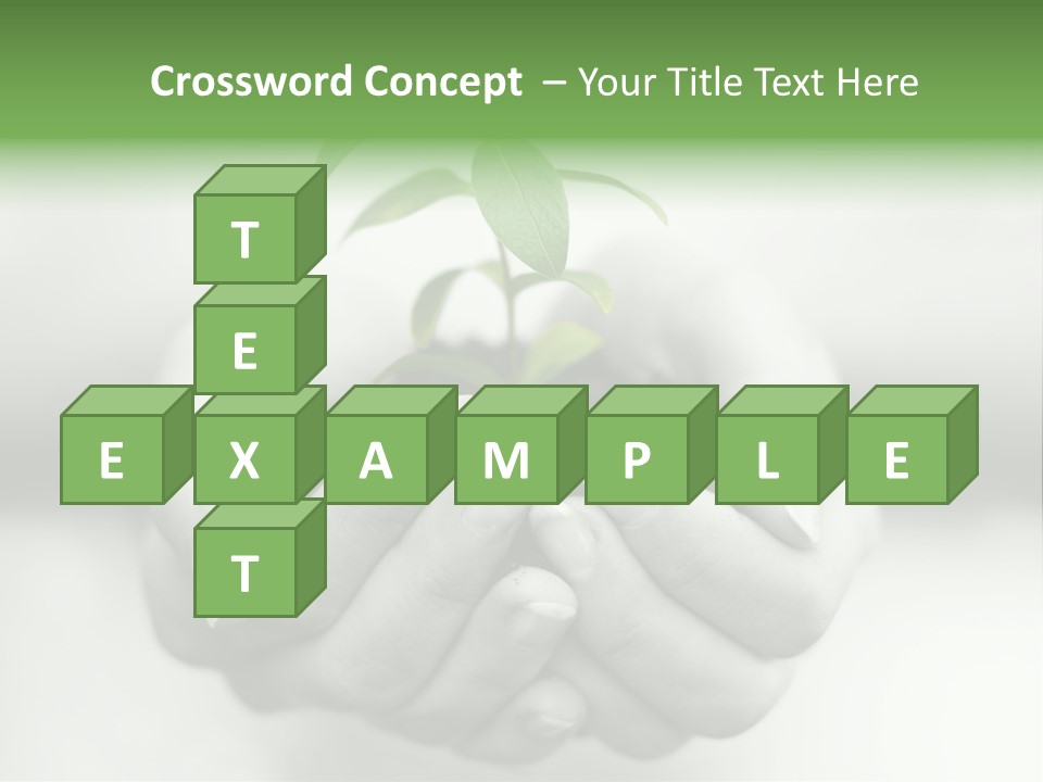 Plant Gardening Green PowerPoint Template