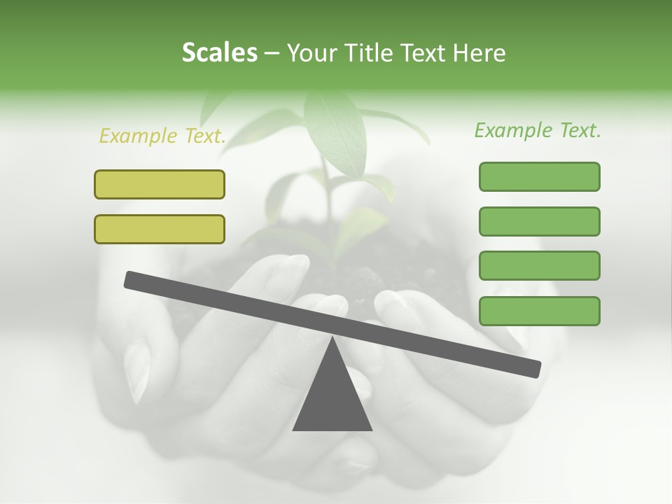 Plant Gardening Green PowerPoint Template