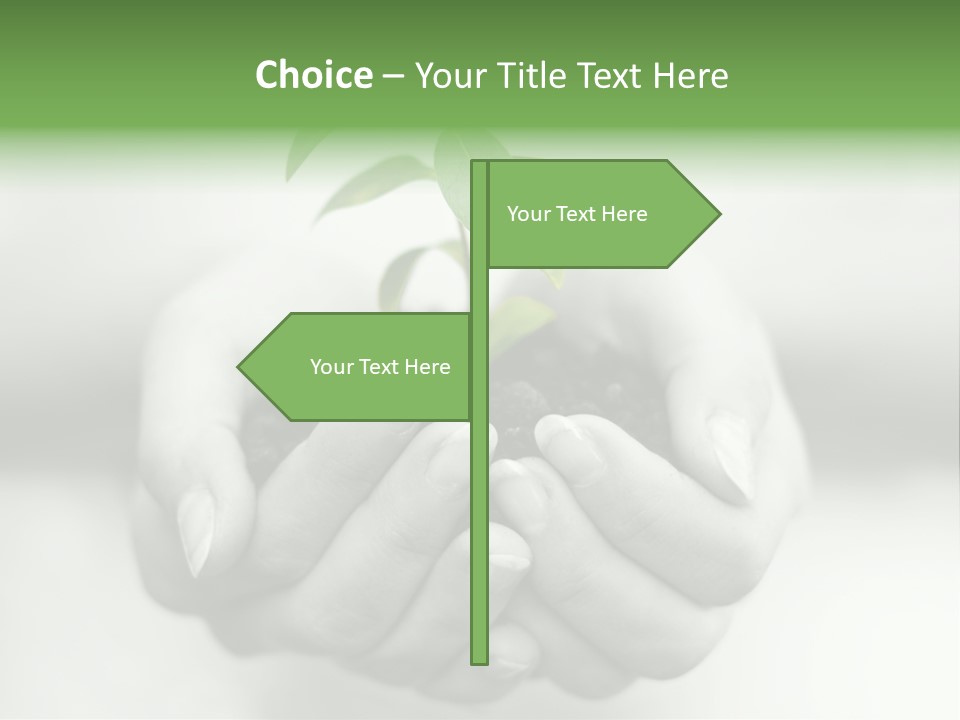 Plant Gardening Green PowerPoint Template