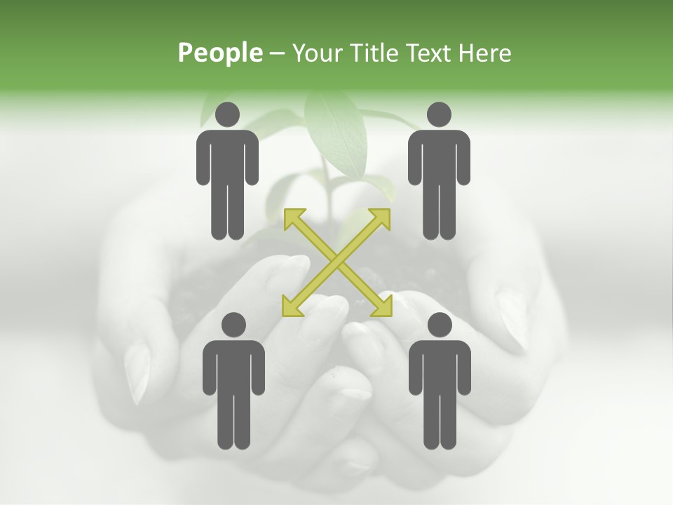 Plant Gardening Green PowerPoint Template