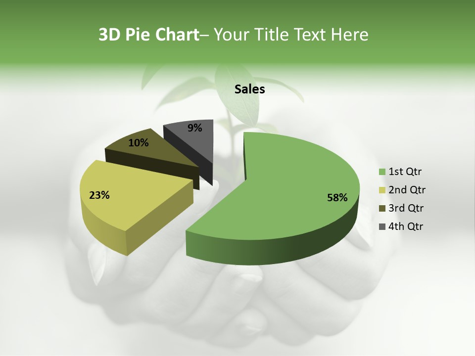 Plant Gardening Green PowerPoint Template