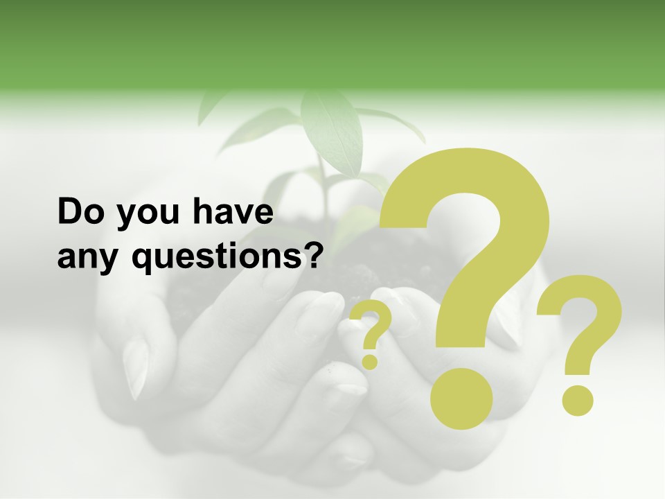 Plant Gardening Green PowerPoint Template