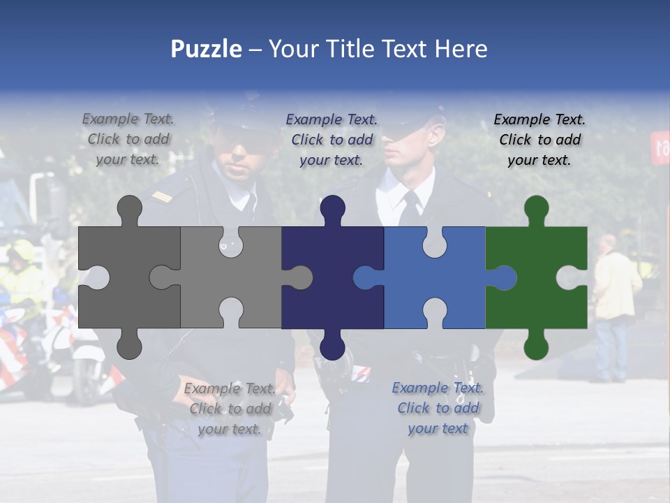 Police Young Prinsjesdag PowerPoint Template